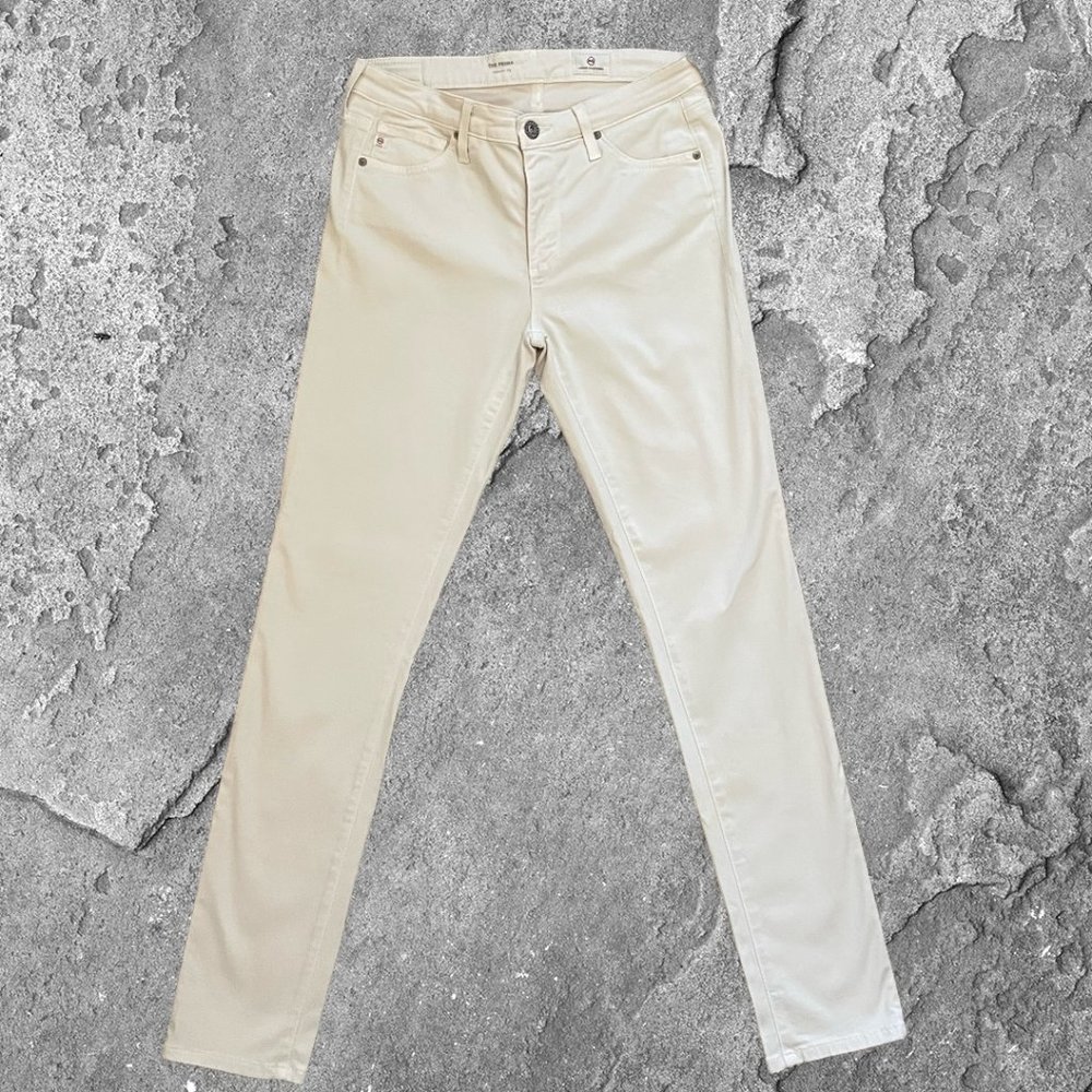 AG The Prima Jean Mid- Rise Cigarette Jean - Size 28R